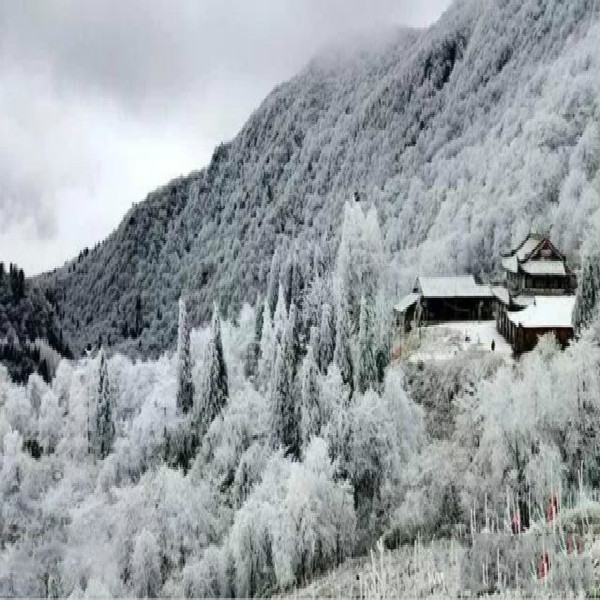 【冰雪|彭州天台山】行走百年古刹,偶遇第一场雪的狂欢