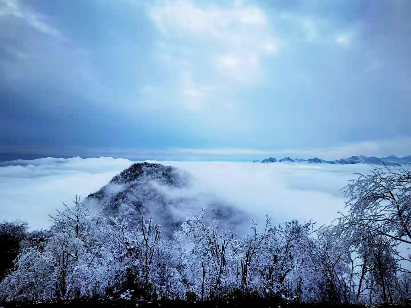 赵公山冰雪世界图片