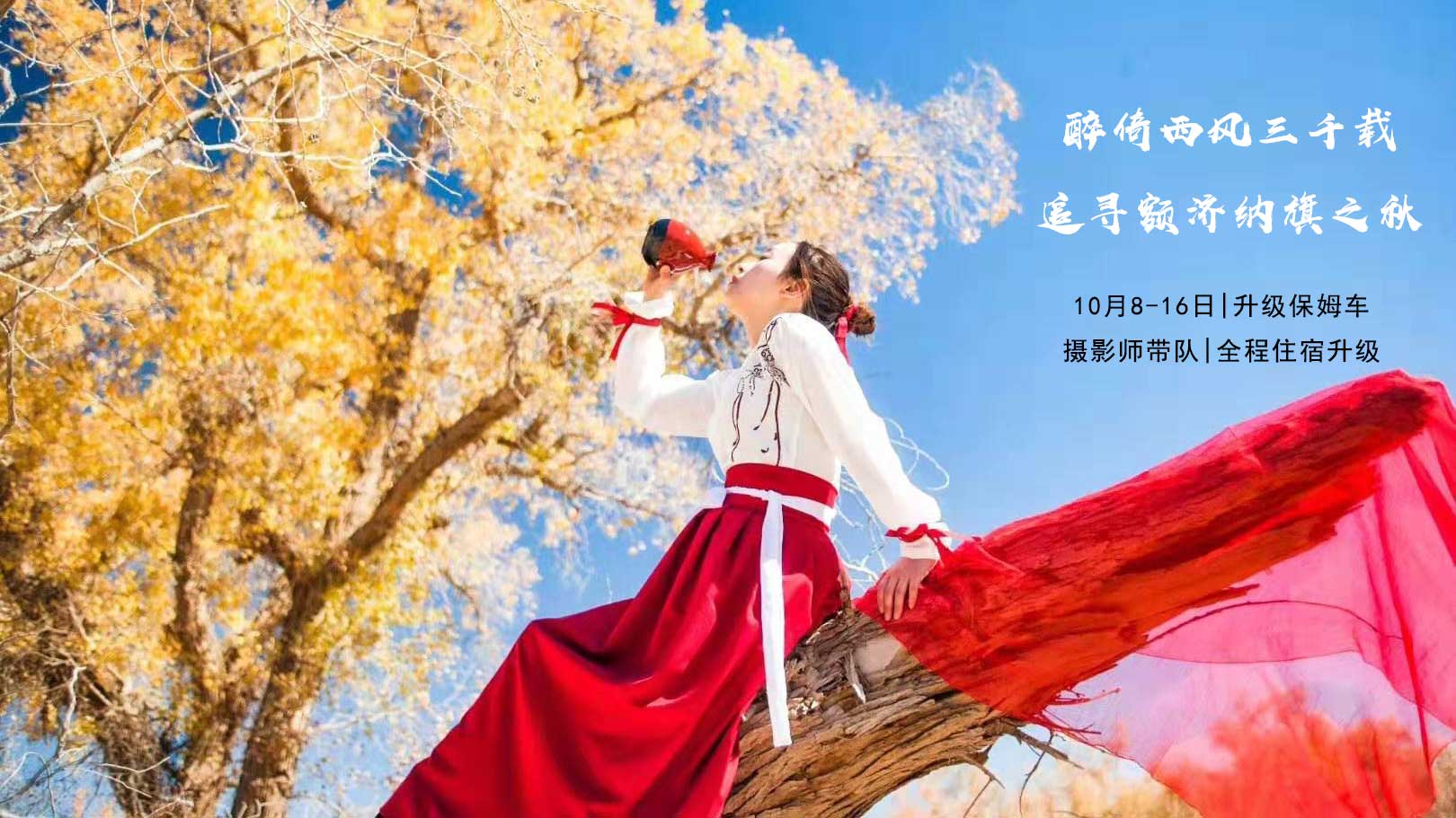 【国庆后|金秋额济纳旗胡杨林】避开国庆人潮！弱水漫金，大漠知秋，奔赴胡杨林的金色盛宴
