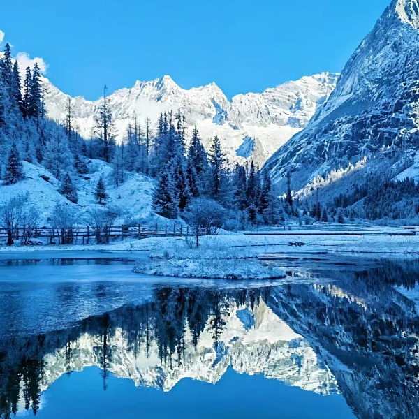 【冰雪|四姑娘山】四季皆如画，美景摄人心，雪地撒欢，享受一段静心之旅