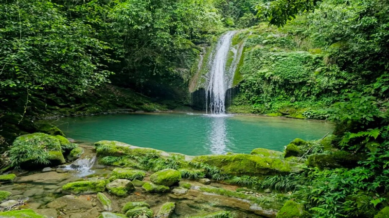 【消夏避暑|龙洞沟瀑布】山林幽深溪水长流,邂逅龙洞沟溪谷叠潭风光
