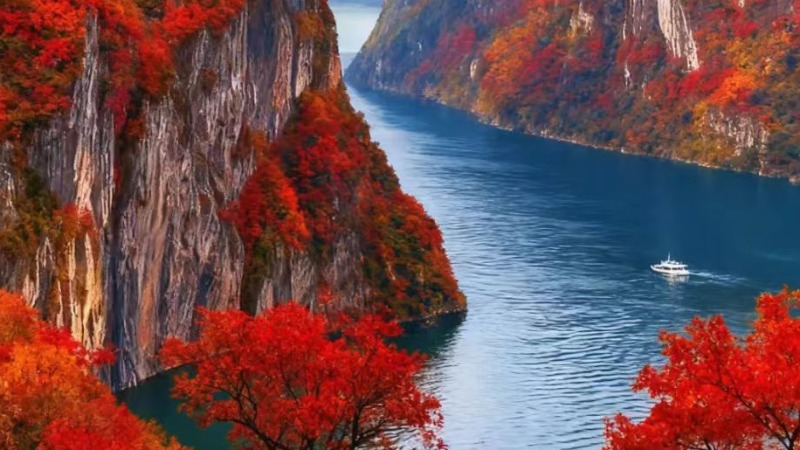 【秋假|三峡红叶】水路双视角看三峡！刻在唐诗宋词里的极致秋景